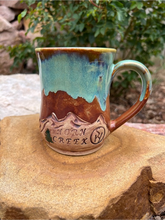 Other - Handmade Religious Horn Creek Mug Matthew 6:25 (see pictures)